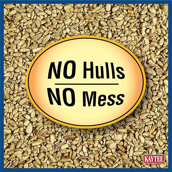 KAYTEE SUNFLOWER HEARTS & CHIPS WILD BIRD FOOD FOR CARDINALS, CHICKADEES, FINCHES, GOLDFINCHES, GROSBEAKS, NUTHATCHES, AND TITMICE, 14 LB