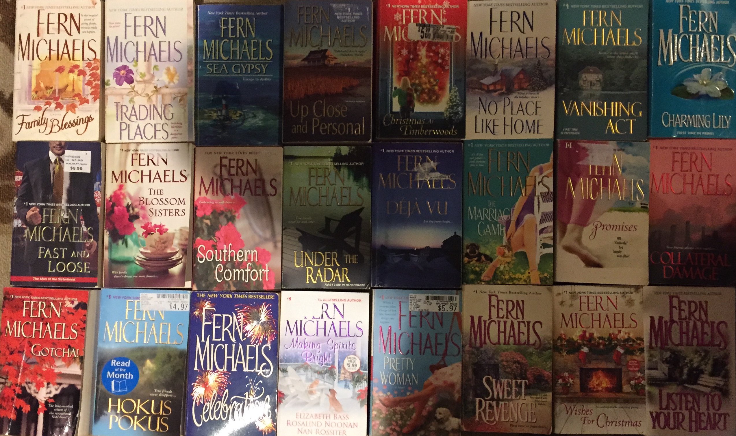 Fern Michaels Romance Novel Collection 24 Book Set Fern Michaels