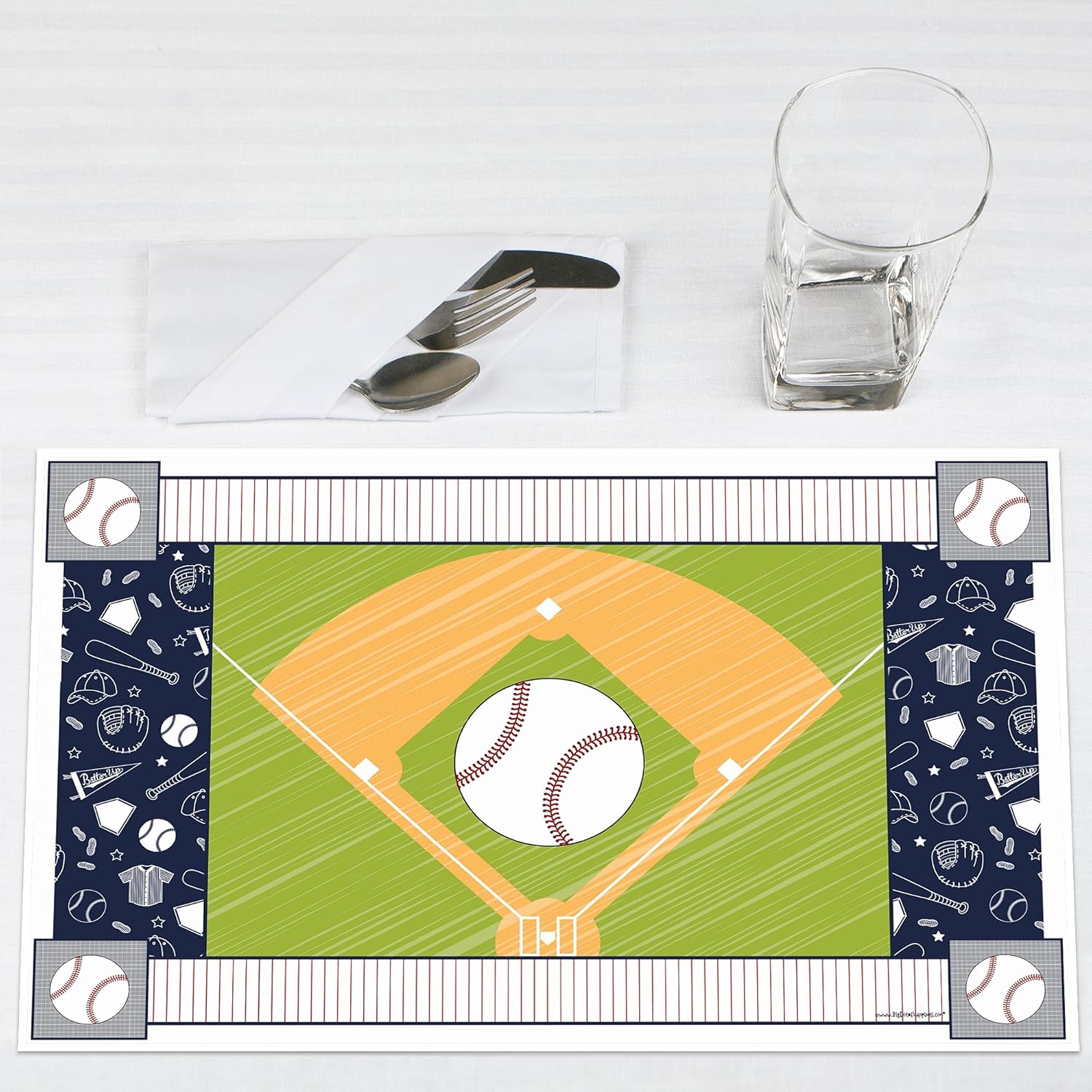 Amazon Com Batter Up Baseball Party Table Decorations Baby