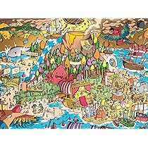 Lucky Puzzles 'Pirates' Paradise' - 500 Piece Puzzle, Jigsaw