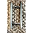 10425 Belle Modern Stainless Steel 304 Grade Sliding Door Handles Entrance Entry Store Front Door Handlesets Barn Wood Sliding Door Handles Double-Sided (12 Inches /300x25mm)