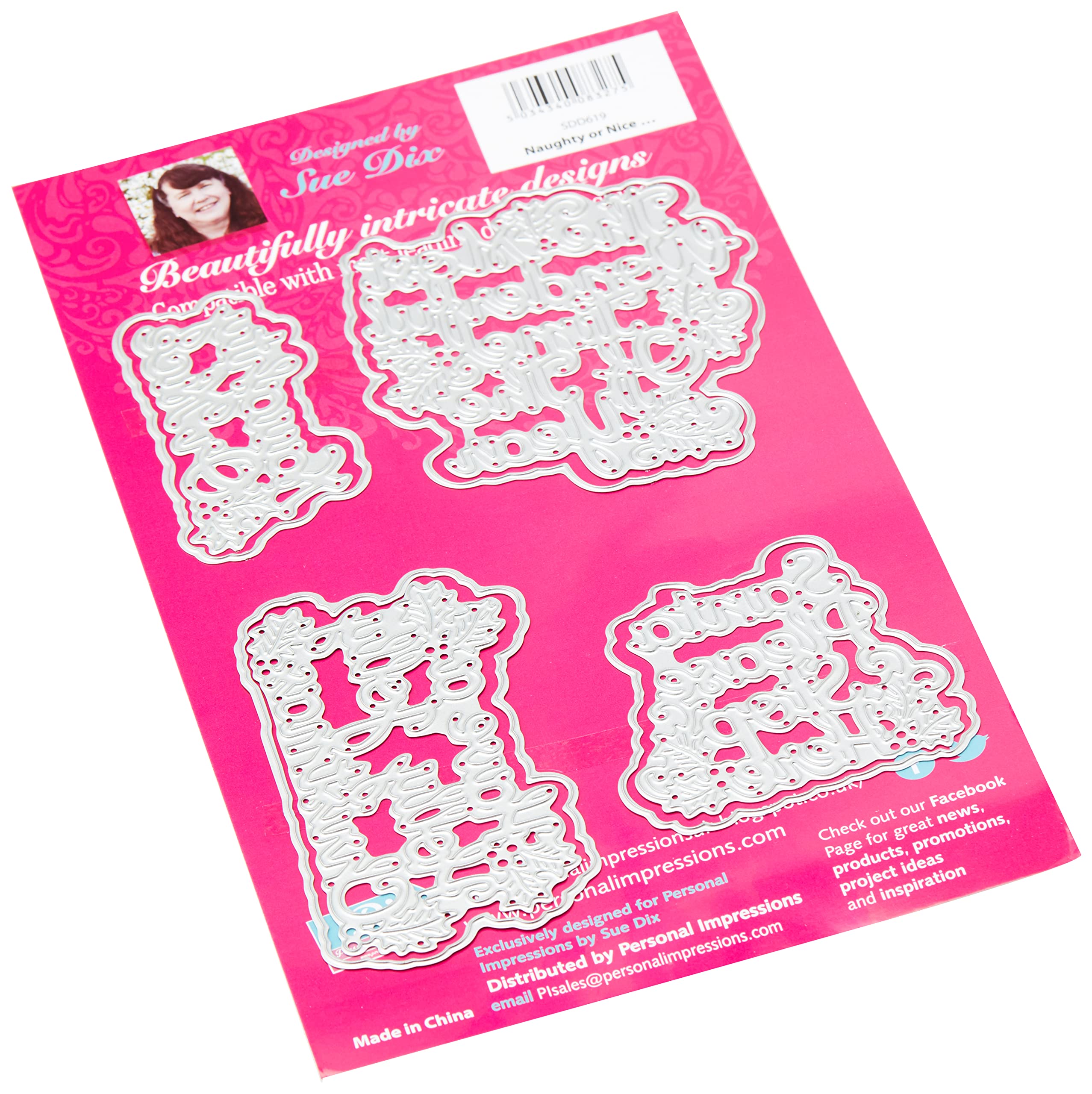 Sweet Dixie Metal Cutting Dies Naughty or Nice…