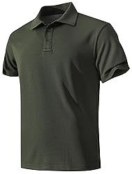 KAOKLRNI Men's Quick-Dry Active Polo Shirts Short