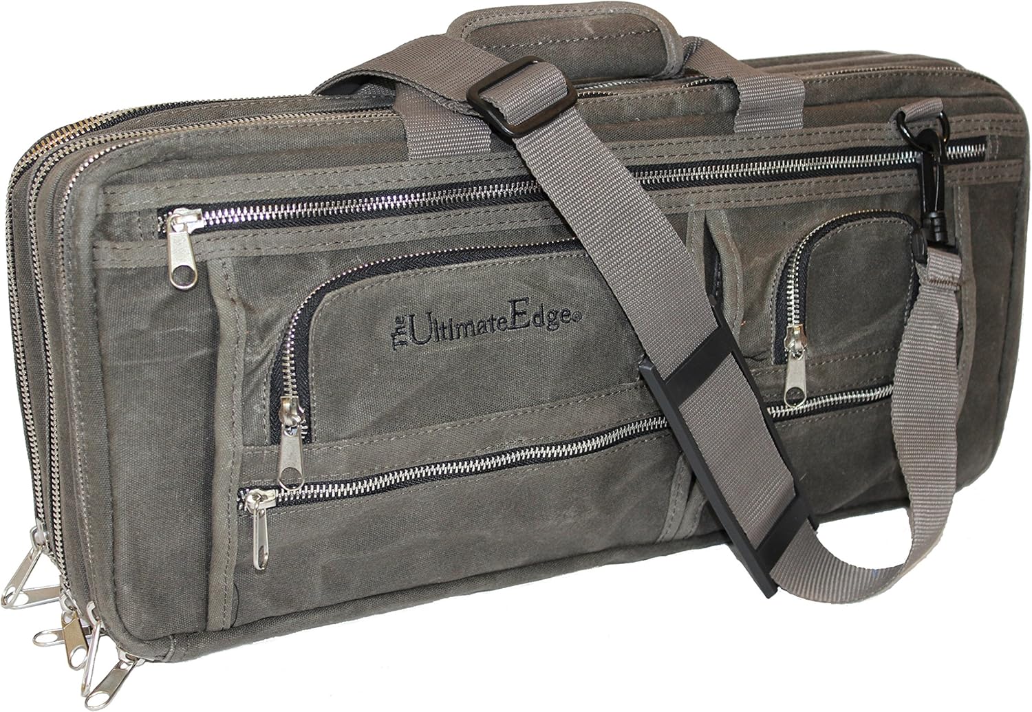 The Ultimate Edge 2001-EDOWS (OIL WAXED CANVAS) Knife Case, Smoke: Kitchen & Dining
