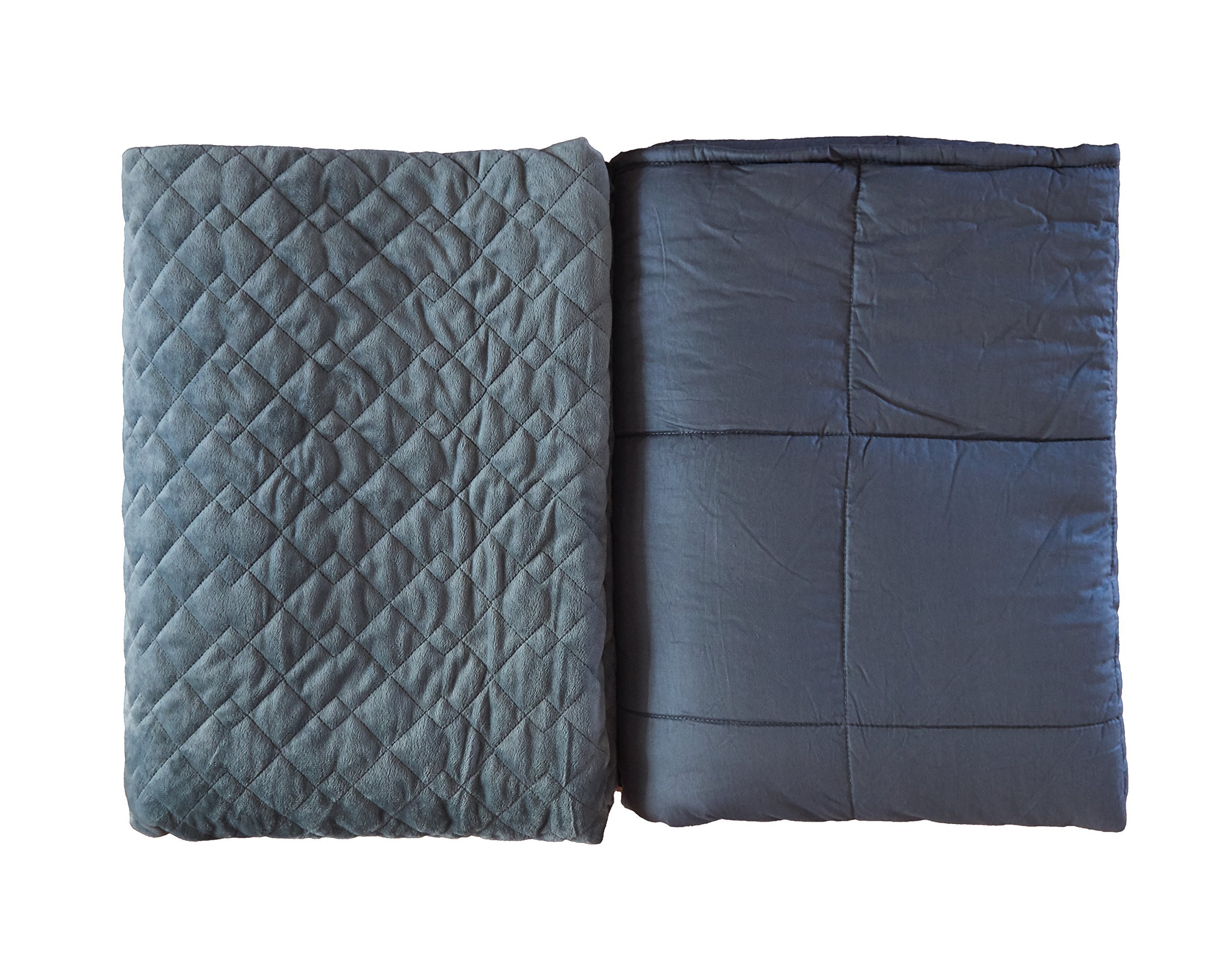 Weighted Blanket Adult 20 pound Large 60" x 80" for Autism, Anxiety