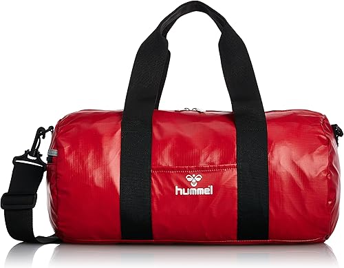 Amazon ヒュンメル スポーツボストンバッグ ショルダー付き 12 6550 レッド ボストンバッグ