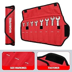 WORKPRO 8-piece Flex-Head Ratcheting Combination