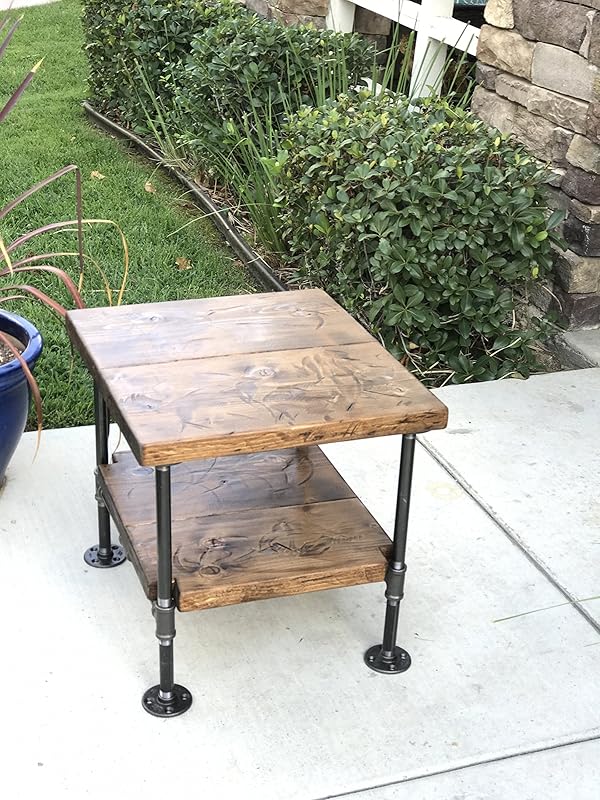 industrial Table, Industrial Nightstand, Industrial Decor