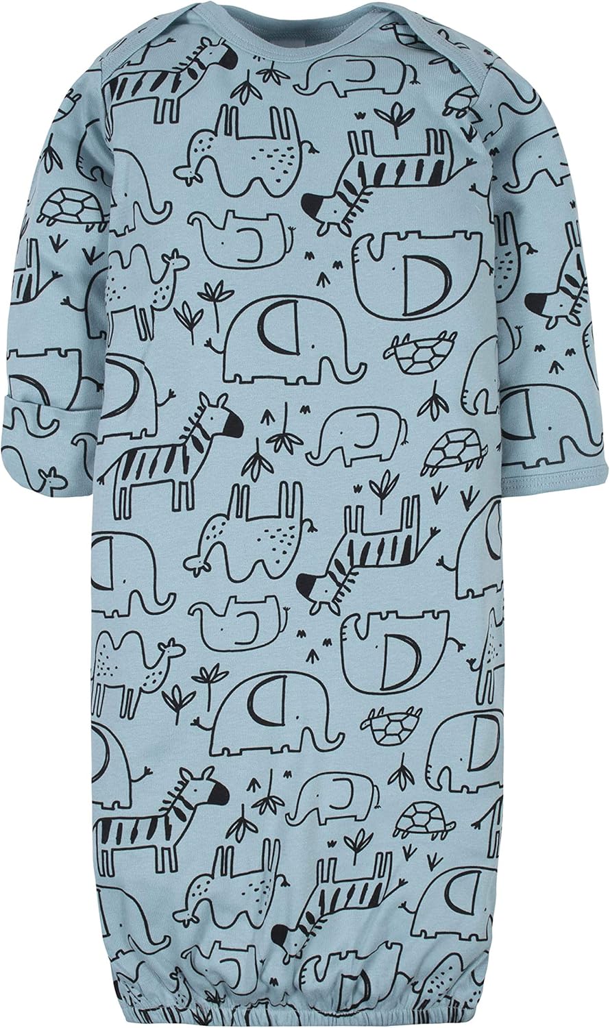 Gerber Baby Boys' 4-Pack Gown: Clothing