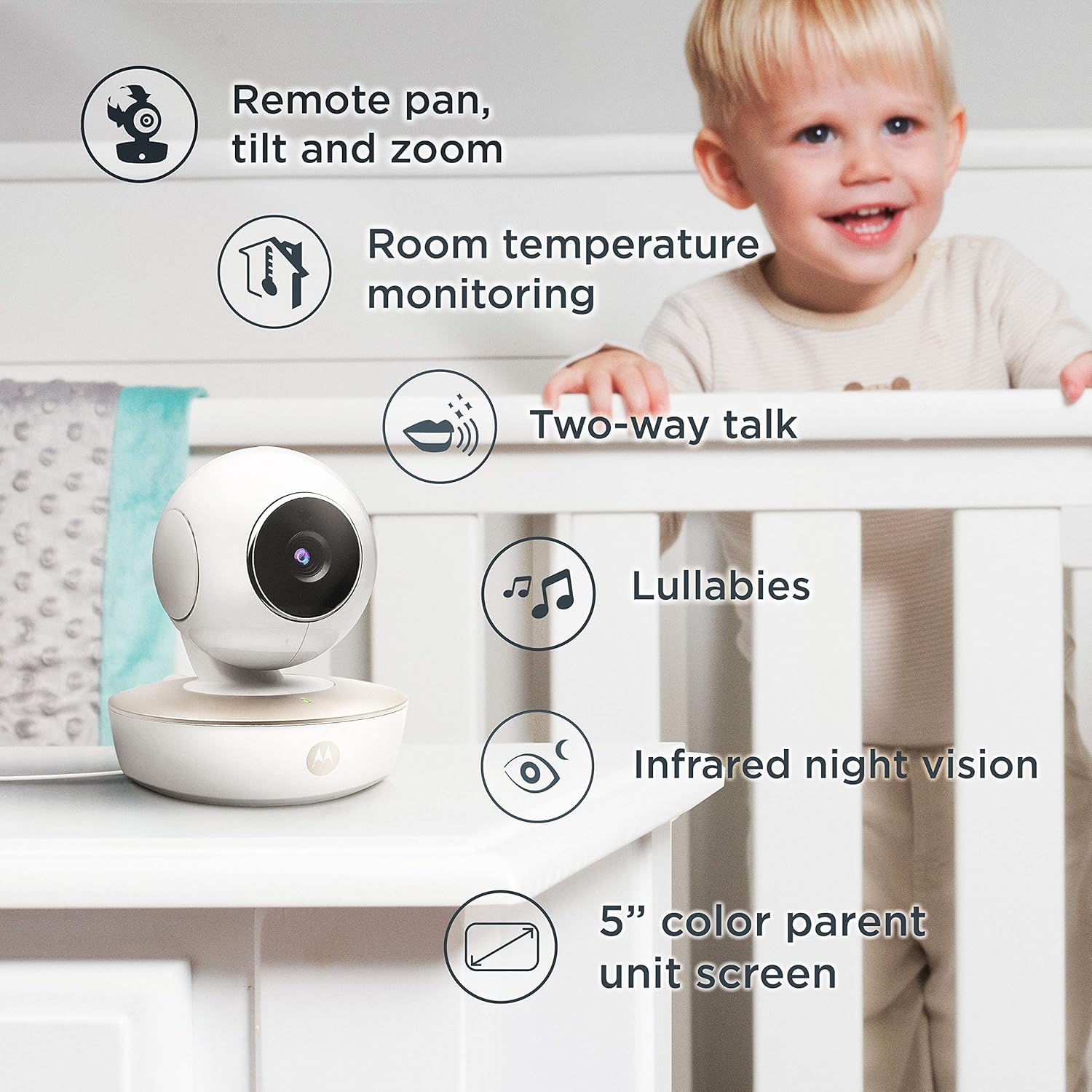 motorola baby monitor pan tilt