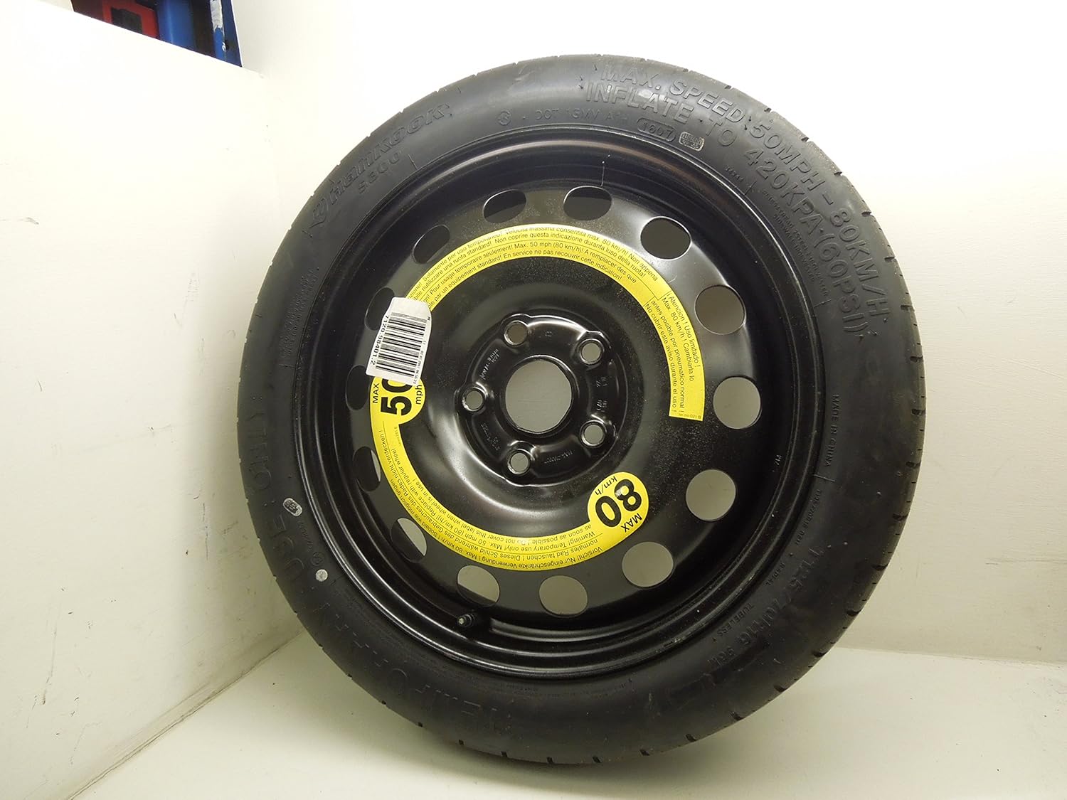 Audi A3 8P 16" Space Saver Spare Wheel and Tyre Amazon.co.uk Car