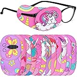 12 Pieces Eye Patch for Kids Girls Eye Patch for Glasses Boys over the Lens Colorful Eye Patch Toddler Eye Patch Adorable Kid