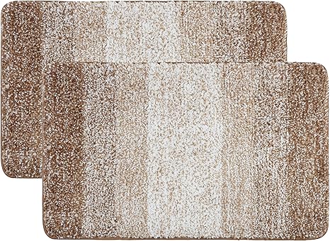 Amazon De Fussmatte Fur Eingangstur Rutschfest Waschbar Saugt Feuchtigkeit Schnell Auf Und Schutzt Vor Schmutz Maschinenwaschbar 50 8 X 81 3 Cm 20 33 Braun