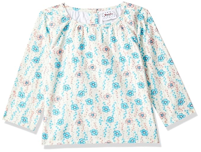 Donuts Baby Girls Plain Regular fit Blouse