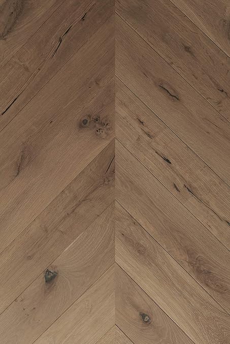 Prefinished Engineered European Oak Hardwood Floor Chevron