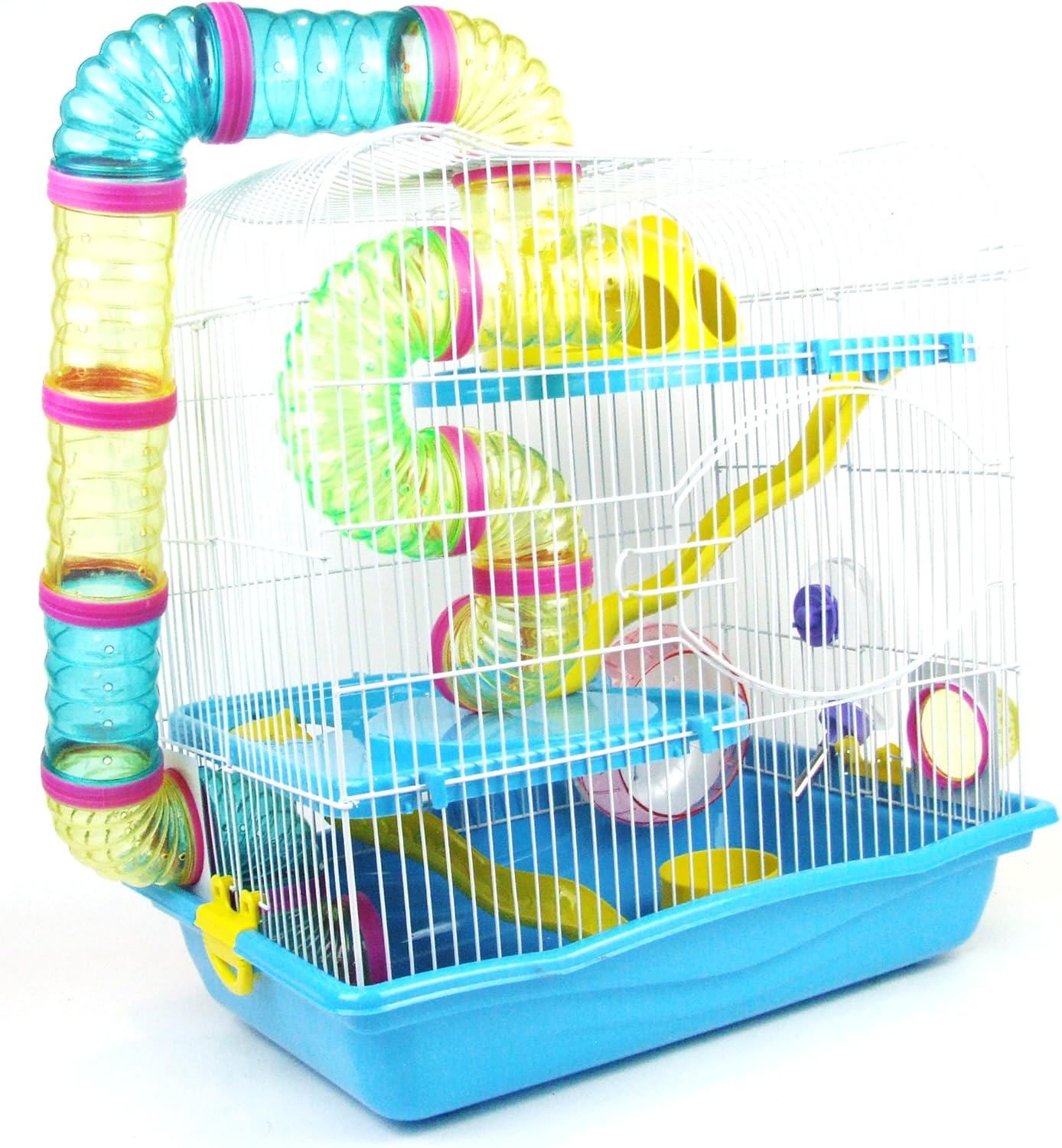 Aquarline San Marino Small Animal Cage Suitable For Syrian Hamsters Gerbils And Other Small Animals Large Blue Amazon Co Uk Pet Supplies