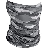 GOT Sports UPF 50+ Fishing Neck Gaiter - UV Face Mask Sun Protection for Men & Women - Camo SPF Face Cover Gator