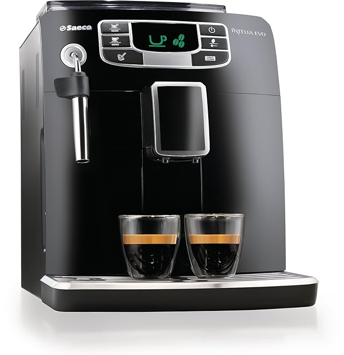 Saeco HD8751/95 Macchina Espresso Automatica Intelia Evo Black Amazon