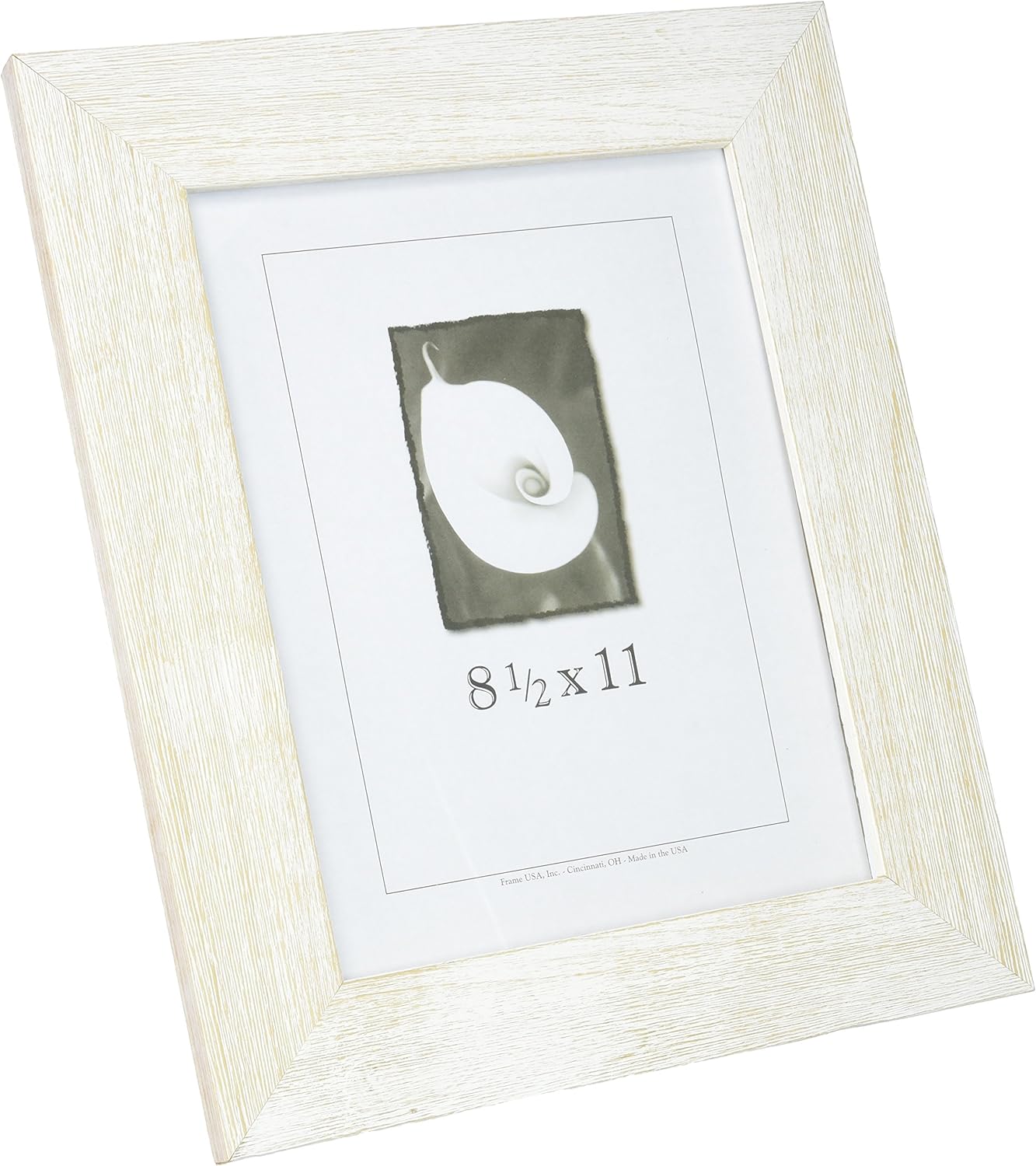 Frame USA 28008 8.5x11 Farmhouse Barnwood Picture Frame w/Real Glass