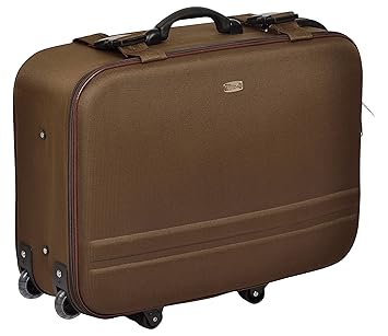 Trekker Polyester 65 cms Brown Soft Sided Suitcase