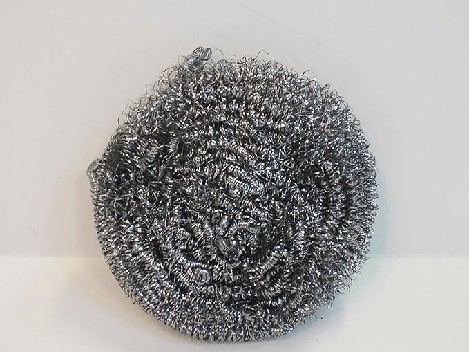 SKG Silver Scouring Pad Round 4.75" Kitchen & Dining