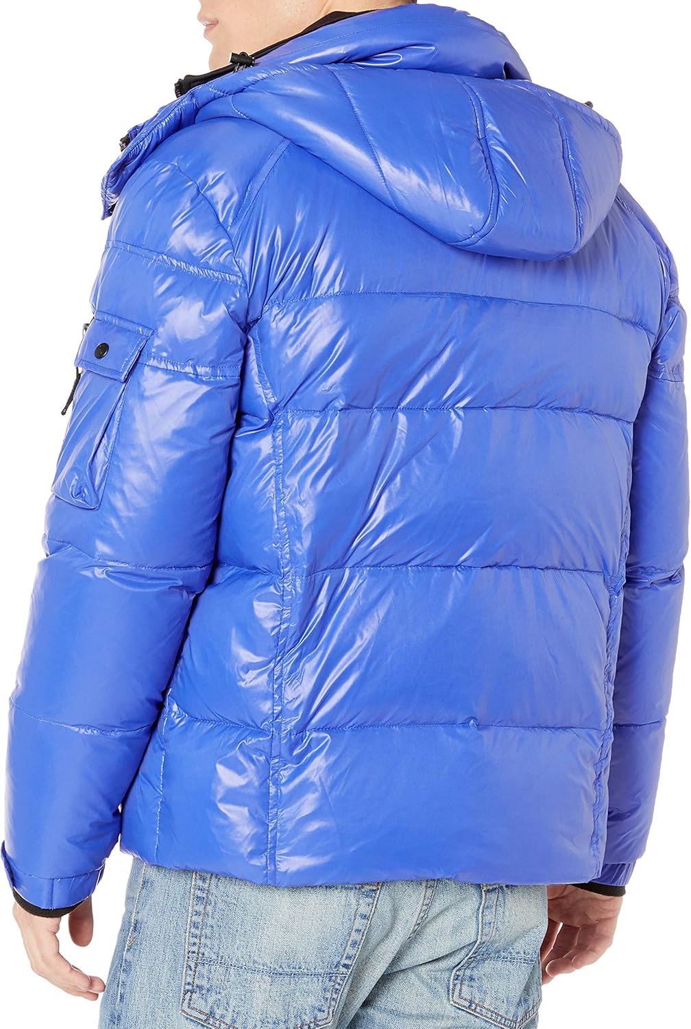 s13 men's quilted down jacket with hood