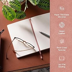 BEECHMORE BOOKS Lined Journal Notebook, 5.8 x 8.3
