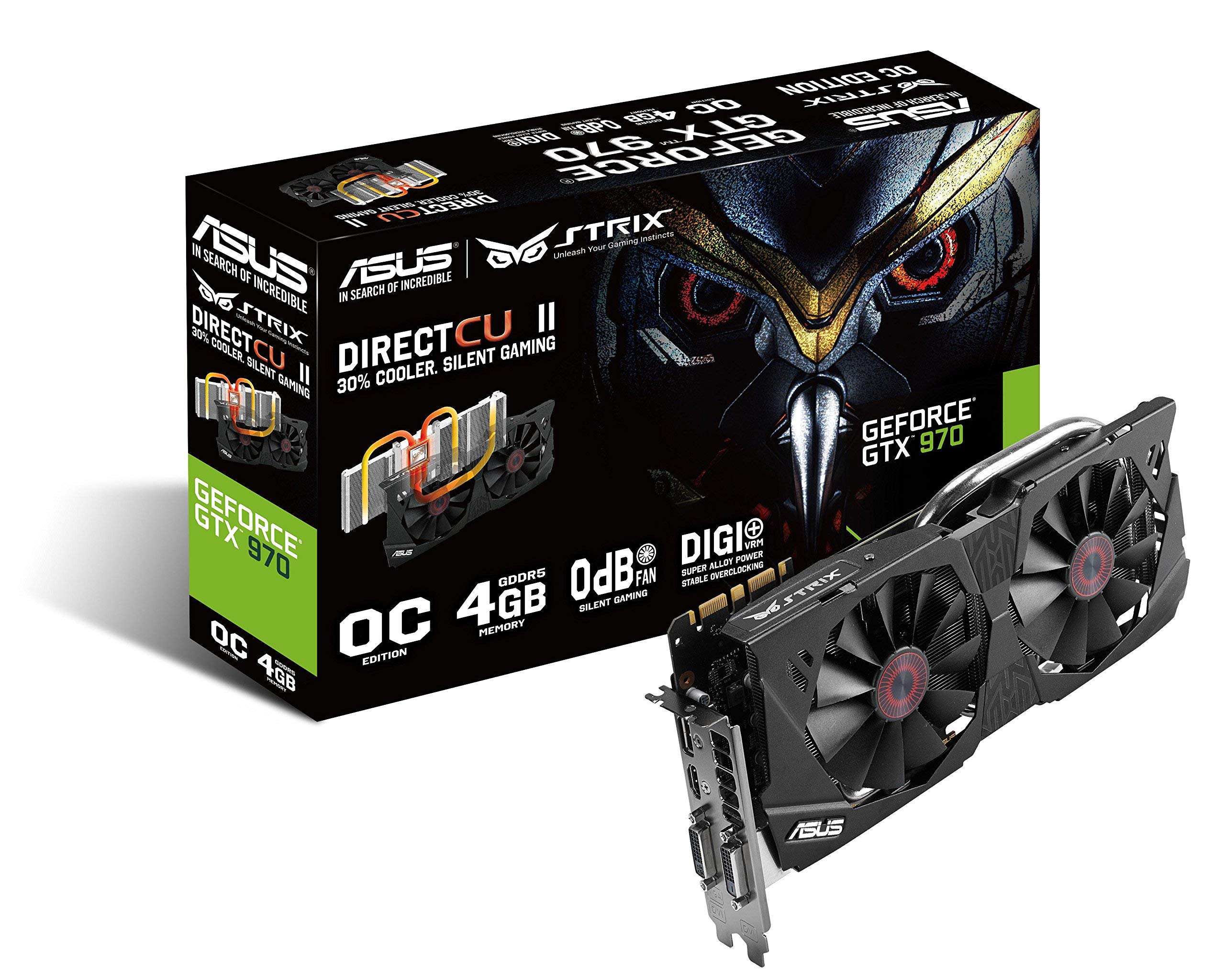 Asus Geforce Gtx 970 Strix Nvidia 4gb Gddr5 256 Bit Desertcart