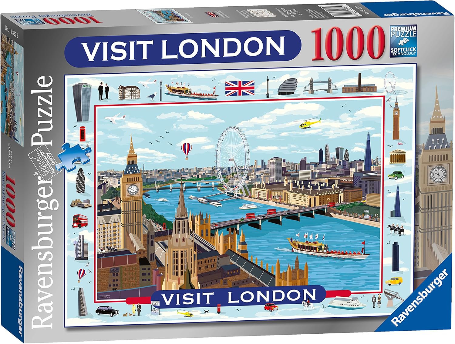 Ravensburger Visit London! 1000pc Jigsaw Puzzle Amazon.co.uk Toys & Games