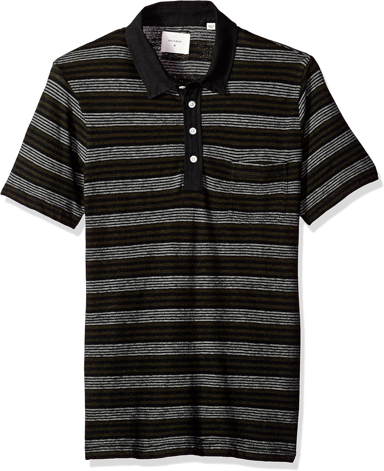Short Sleeve Linen Collar Cashmere Polo 
