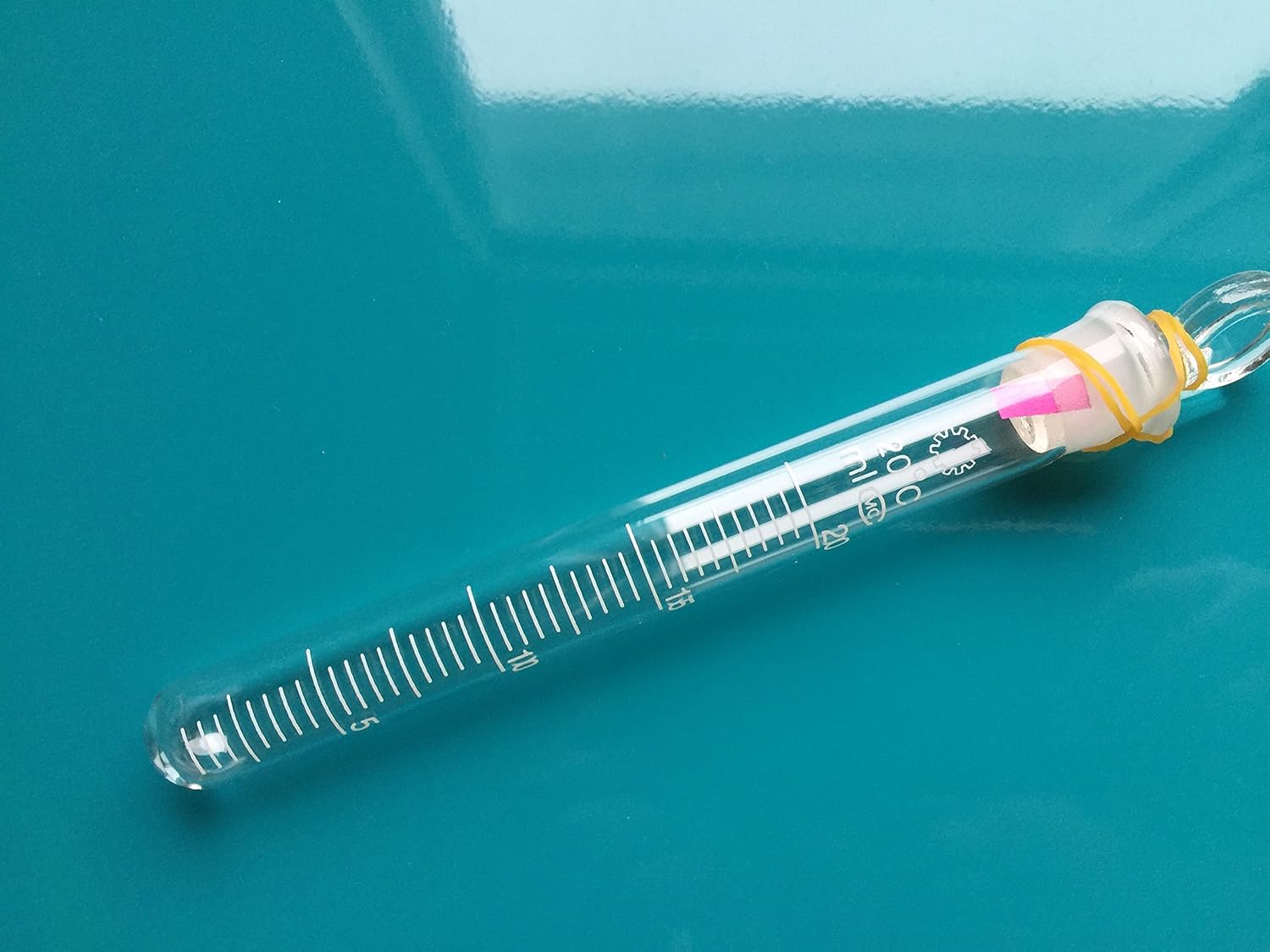 Beyondsupplylab Test Tube with Glass Stopper Cap Scale Line 10 ml （A