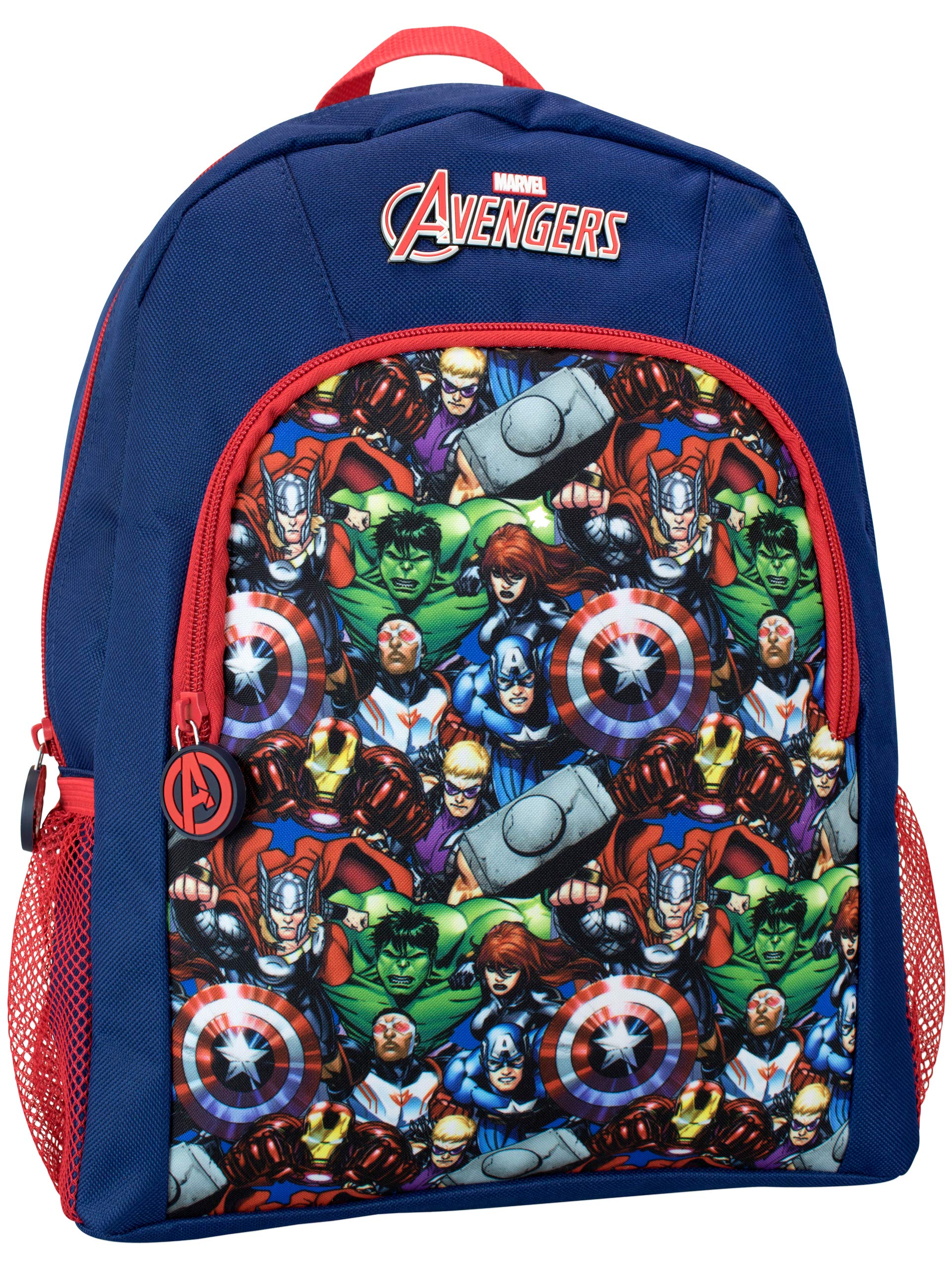 Marvel Backpack For Boys | Avengers Bag | Captain America And Hulk Backpack | Kids Backpacks | Blue One Size