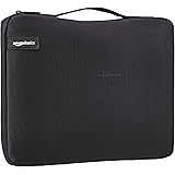 Amazon Basics 15.6" Professional Laptop Case Sleeve Bag (With Retractable Handle) - Black