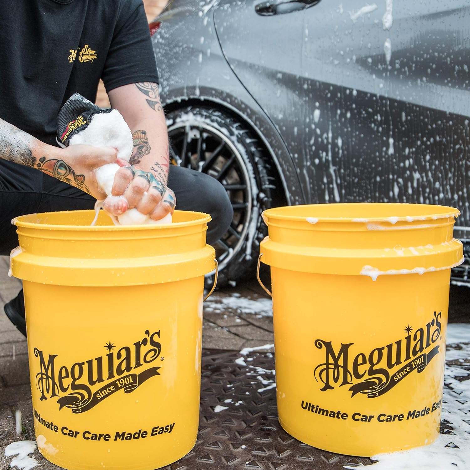 Meguiar's X3002 Microfiber Wash Mitt – Super-Thick Reusable Wash Mitt for Ultimate Finish: Automotive