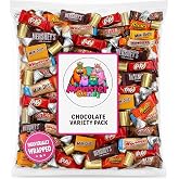 Chocolate Party Favor Candy Mix - 2 lb Pinata Stuffers Candy Bulk - Goodie Bag Stuffers for Kids Party Favors - Chocolate Candy Variety Pack Bulk - Bulk Candy Individually Wrapped Candies