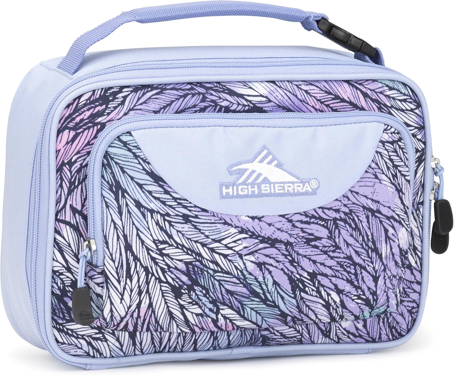 High Sierra Single Compartment Lunch Bag, One Size, Feather Spectre/Powder Blue