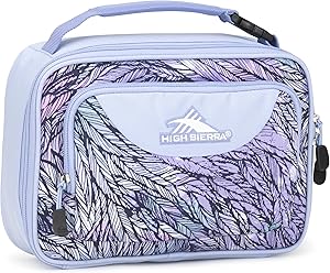High Sierra Single Compartment Lunch Bag, One Size, Feather Spectre/Powder Blue