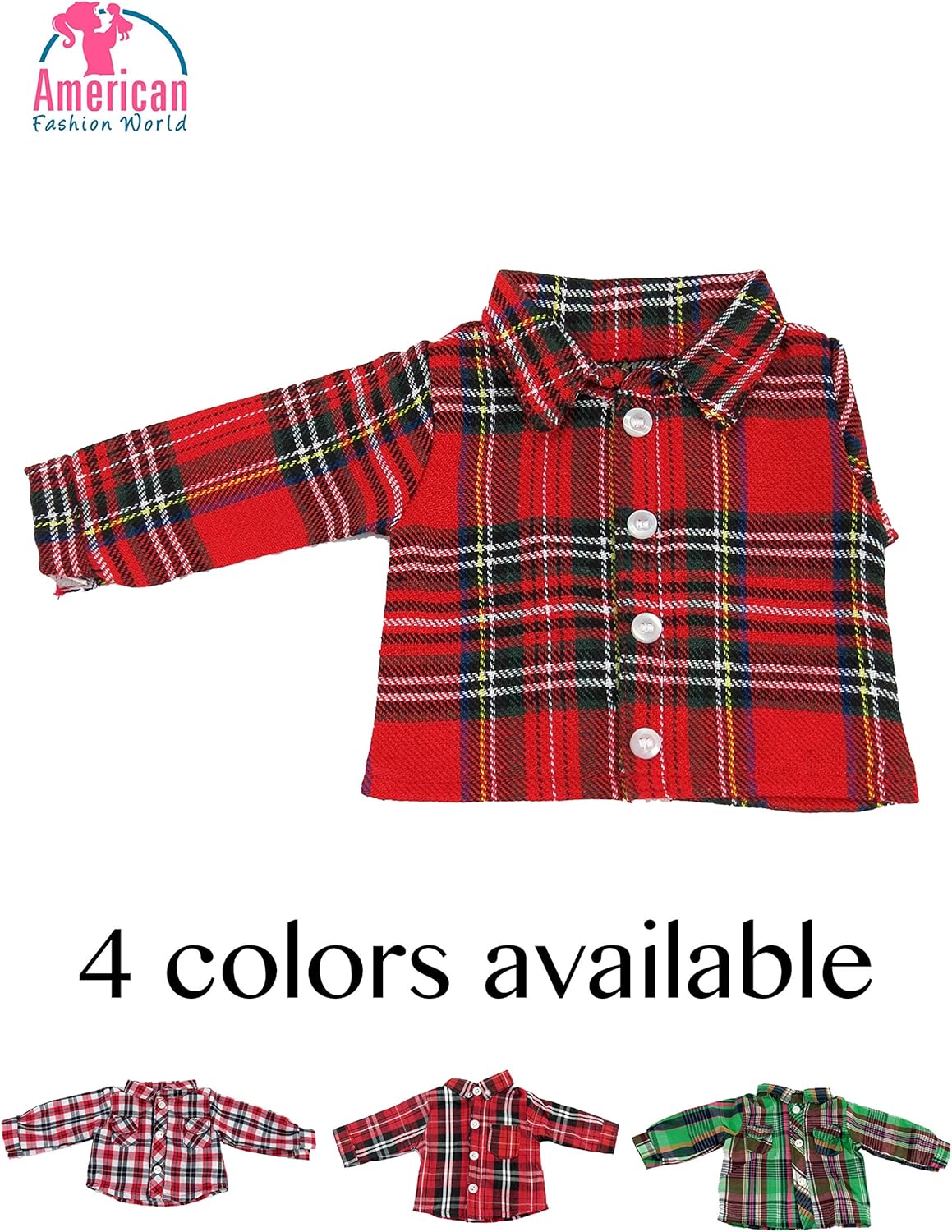 red and green plaid dress