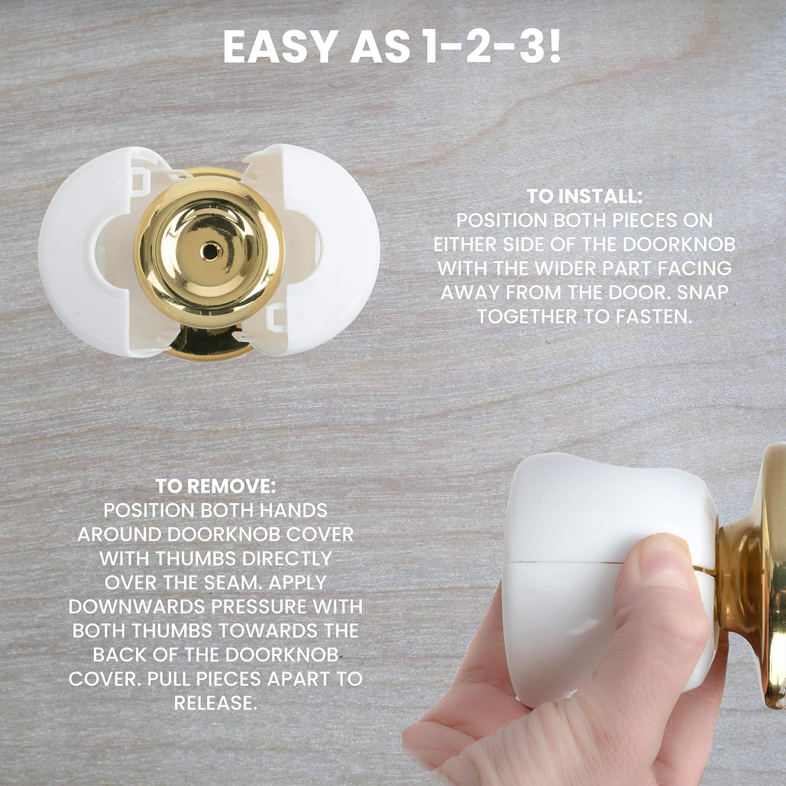 6 Pack Safety Children Kitchen Gas Stove Knobs LocksChild Proof Oven