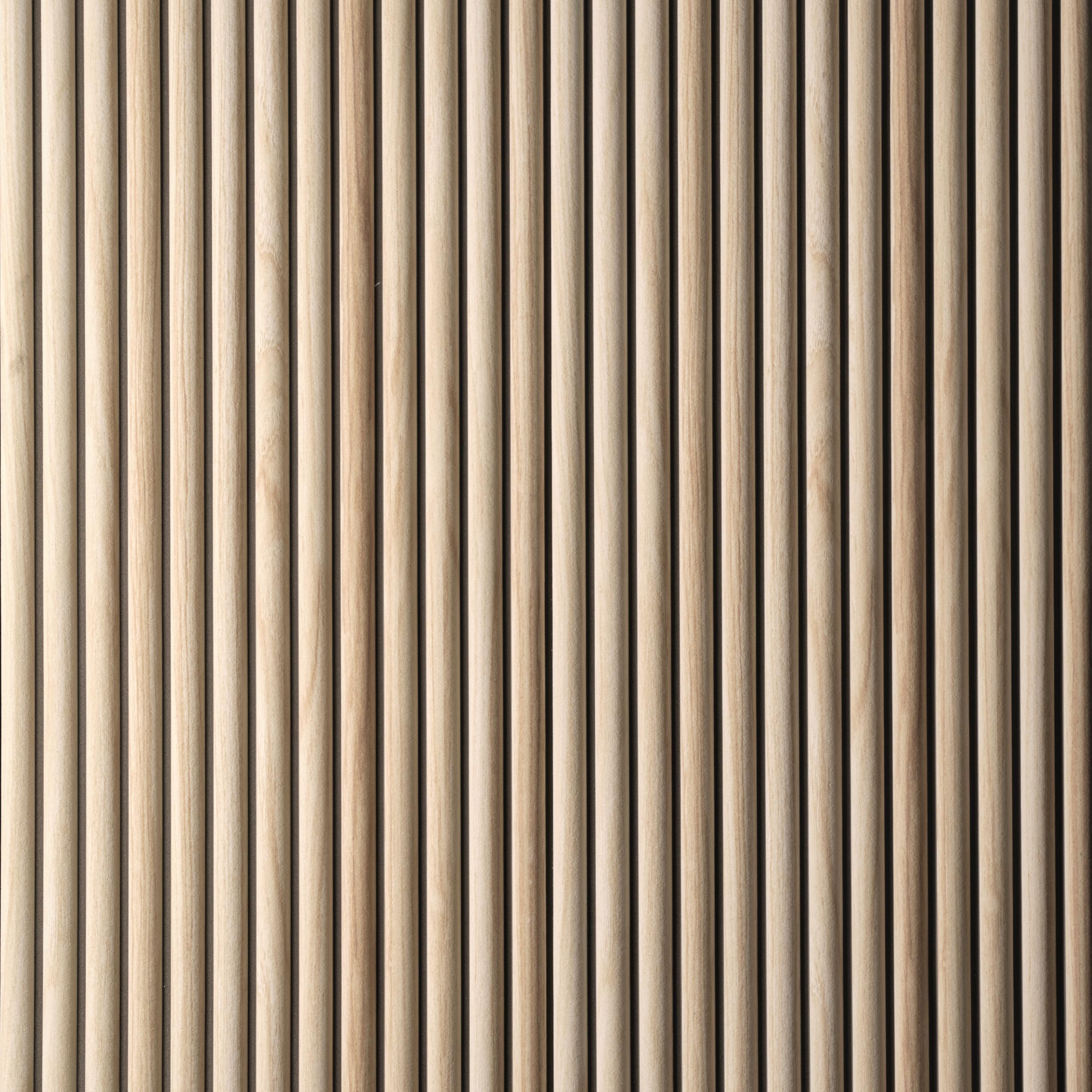 Photo 1 of *USED*
Wall!Supply 3D Wall Panels – Faux Natural Wood Round Slatted – Lightweight Foam (EPS) – Wallpaper Alternative – Easy DIY Installation – 4 Pack, Covers 24.96 Sq Ft