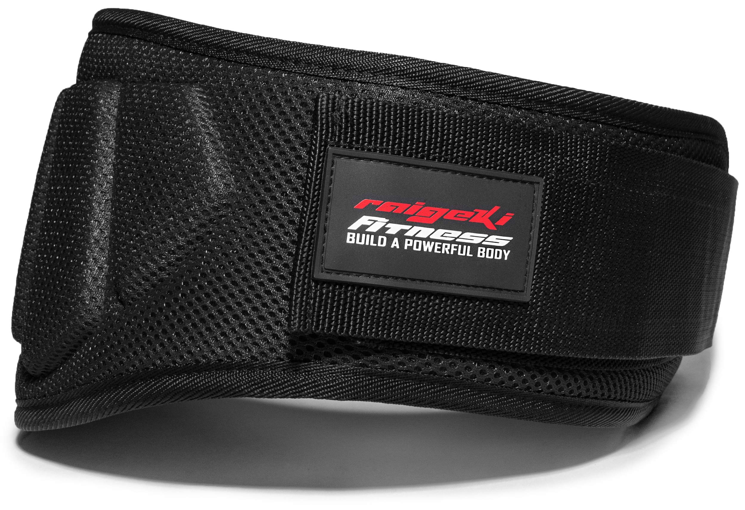Weightlifting Belt (+ Training Plans) Fitness Belt for Bodybuilding, Strength Training, Weightlifting and Crossfit Training - Weightlifting Belt for Men and Women (XL, Black)
