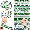 48 PCS Golf Party Favors 24PCS Tattoos Sticker 24PCS Slap Bracelets Wristbands Perfect for Themed Birthday Baby Showers or Classroom Rewards Ideal Decor and Gifts for Girls and Boys Multicolor