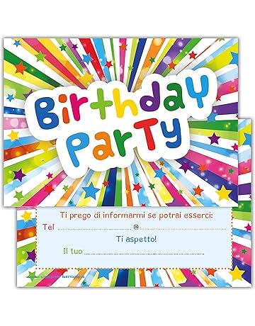 Amazonit Inviti Articoli Per Feste E Compleanni Giochi