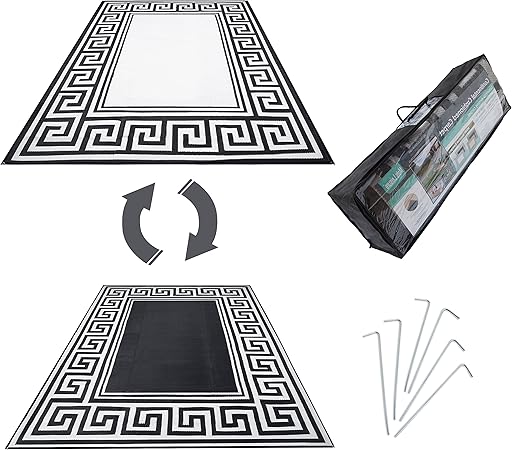 Amazon Com R V Patio Mat Awning Mat Outdoor Leisure Mat 9 X12