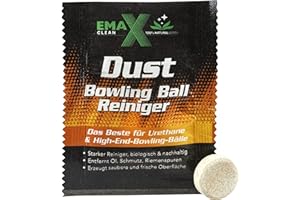 EMAX CLEAN Dust | Bowling-Ball-Cleaner | Strong Cleaning Agent for High-Performance and Urethane Bowlingballs | Tablet | Made in Germany