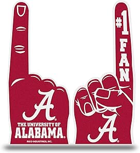 NCAA Florida Gators NCAA Flat Foam Fingers, Blue, Measures 18" x 8" x 25