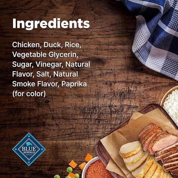 BLUE BUFFALO NUDGES JERKY CUTS DOG TREATS, MADE IN THE USA WITH NATURAL INGREDIENTS, CHICKEN & DUCK, 10-OZ. BAG