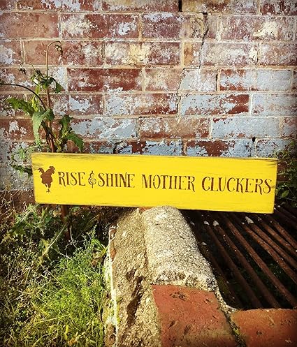 Amazoncom Adonis554dan Rise And Shine Mother Cluckers Chicken Coop