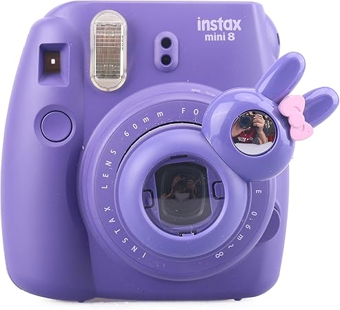 Amazon Caiul Fujifilm インスタントカメラチェキ Instax Mini 8 Instax Mini 7s 専用接写レンズ 自分撮りミラー付き チェキ Instax Mini 8 Instax Mini 7s 専用自撮り接写レンズ 可愛い兎 パープル カメラ用交換レンズ 通販
