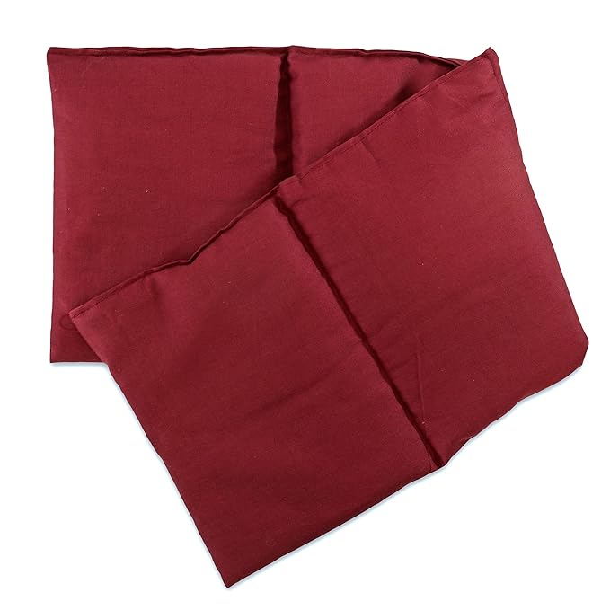 Almohada térmica compartimentada en 4 con huesos de cerezas ...